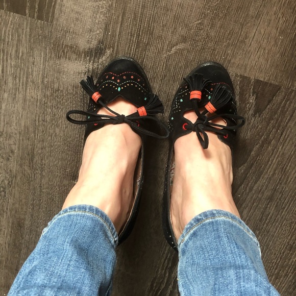 Miss L Fire Black Suede Heels size 6 - Picture 4 of 10